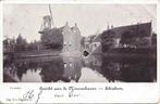 Schiedam, Gezicht aan de Nieuwehaven, Molen, ca. 1900, Verzenden, Voor 1920, Ongelopen, Zuid-Holland