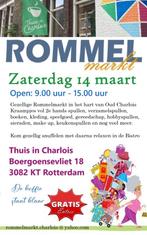 Rommelmarkt 14 maart Rotterdam Oud Charlois, Drie personen of meer