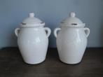 2 LEUKE DECORATIEVE KERAMISCHE POTTEN, Gebruikt, Overige kleuren, Aardewerk of Porselein, Ophalen of Verzenden