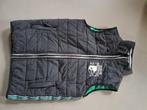 Zwarte stoere bodywarmer maat 146, Jongen of Meisje, Ophalen of Verzenden, Zo goed als nieuw, Onbekend