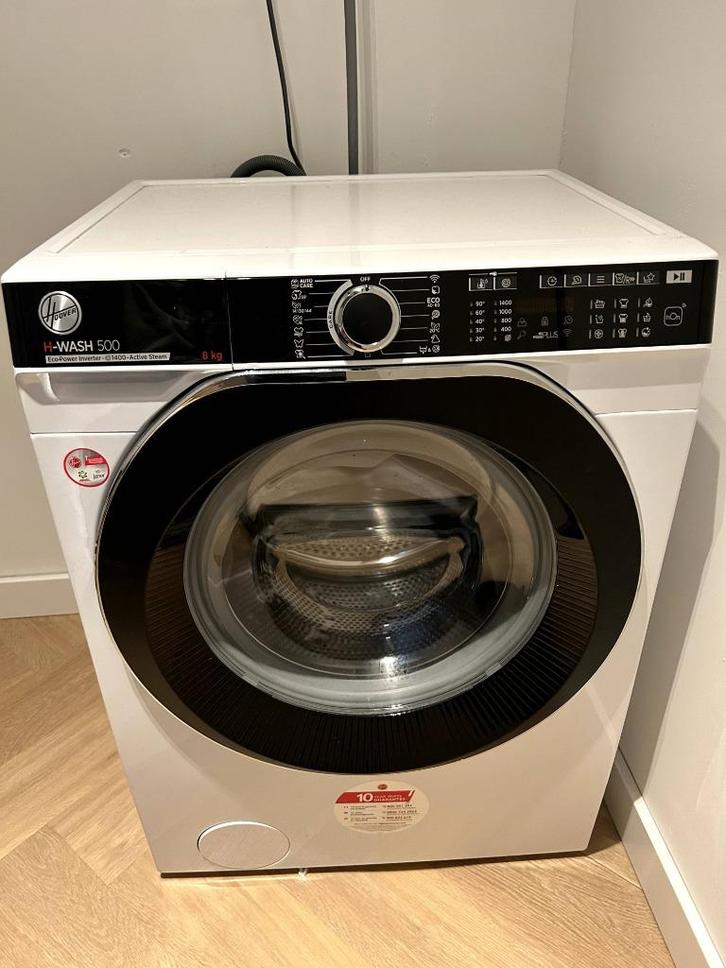 Hoover wasmachine 8kg, perfecte staat, met aankoopbewijs, Witgoed en Apparatuur, Wasmachines, Zo goed als nieuw, Voorlader, 8 tot 10 kg