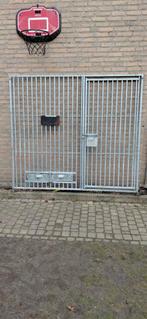 2 Hondenren panelen hekwerk met deur, Dieren en Toebehoren, Ophalen, 110 cm of meer, 100 cm of meer
