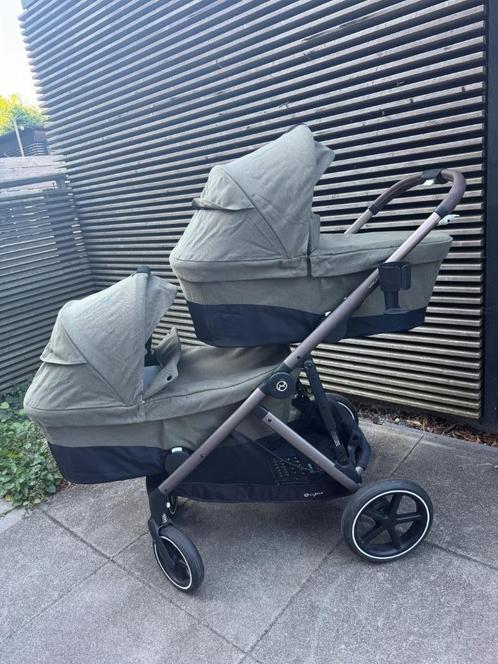 Cybex Gazelle S Twin Stroller / tweeling kinderwagen, Kinderen en Baby's, Kinderwagens en Combinaties, Gebruikt, Combiwagen, Overige merken