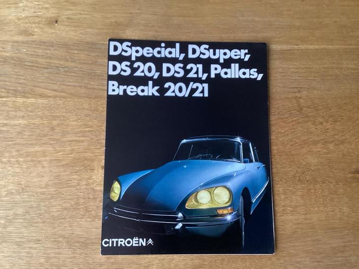 Citroën DS Special, DSuper, DS 20, DS 21 Brochure 1969, Boeken, Auto's | Folders en Tijdschriften, Zo goed als nieuw, Citroën