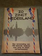 MUZIEKBOEK. ZO ZINGT NEDERLAND, Boeken, Ophalen of Verzenden, Gelezen, Algemeen, Jos Franken.