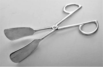 Klontjestang - verzilverd - lengte 17,7 cm (2) beschikbaar voor biedingen