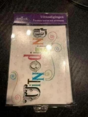 NIEUW! Hallmark Uitnodigingen Kaarten €3.49 beschikbaar voor biedingen