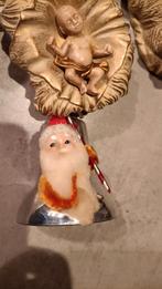 Kerst klok kerstman vintage oud, Diversen, Kerst, Ophalen of Verzenden, Gebruikt