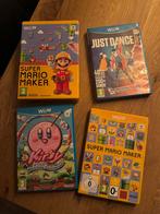 Wii U Spellen: Super Mario Maker, Just Dance, Kirby, Spelcomputers en Games, Ophalen, Gebruikt, 1 speler, Eén computer
