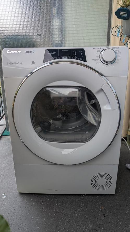 Candy RapidO Warmtepompdroger 9KG A++ WiFi, Witgoed en Apparatuur, Wasdrogers, Gebruikt, Overige typen, Voorlader, 8 tot 10 kg