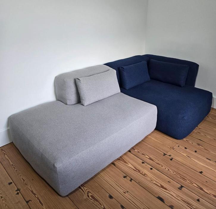 Hay Mags Soft hoekbank uit twee elementen, Huis en Inrichting, Banken | Bankstellen, Zo goed als nieuw, Hoekbank, Tweepersoons