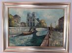 Jan Korthals 1916-1972. Stadsgezicht Parijs in de ochtend !, Antiek en Kunst, Kunst | Schilderijen | Klassiek, Ophalen of Verzenden