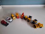 Siku & Majorette bouwvoertuigen - 9 stuks modelauto's, Ophalen of Verzenden, Gebruikt, Overige typen