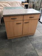 Keuken Kast met deuren en lades, Huis en Inrichting, Kasten | Dressoirs, Ophalen, Kunststof, Gebruikt, 50 tot 100 cm