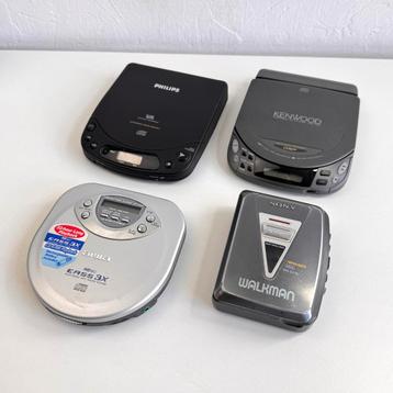 Set vintage Walkmans en Discman | hobby project beschikbaar voor biedingen