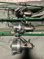 Shimqno lc long casten baitrunners, Watersport en Boten, Hengelsport | Karpervissen, Ophalen of Verzenden, Zo goed als nieuw, Molen