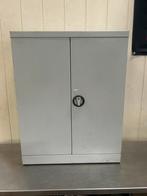 Stalen kast met deuren, Ophalen, 100 tot 150 cm, 50 tot 100 cm, Zo goed als nieuw