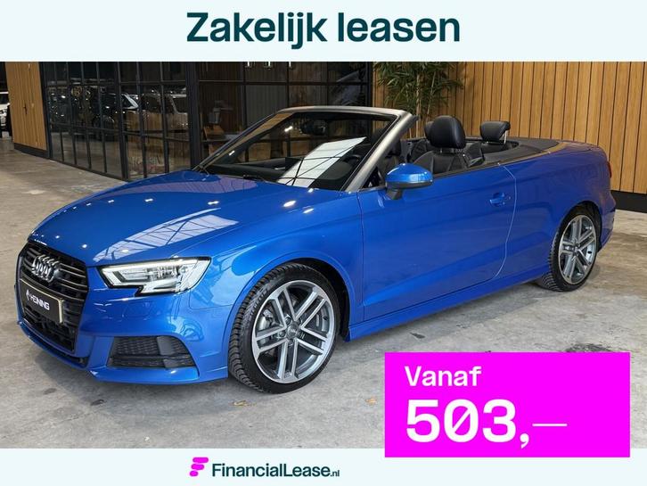 Audi A3 Cabriolet 35 TFSI CoD Sport S Line Edition. 2x S-lin, Auto's, Audi, Bedrijf, Lease, Financial lease, A3, ABS, Achteruitrijcamera
