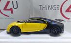 AUTOart 70994 1:18 Bugatti Chiron 2017 geel/zwart nieuw, Hobby en Vrije tijd, Modelauto's | 1:18, Ophalen of Verzenden, Nieuw