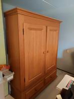 Houten buffet kast met deuren en lades, Huis en Inrichting, Kasten | Kledingkasten, Ophalen, 100 tot 150 cm, Eikenhout, Zo goed als nieuw