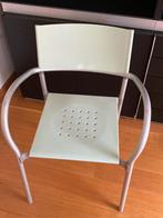 4 “Breeze” eetkamerstoelen / vintage 1995 / design / Italie, Ophalen, Gebruikt, Metaal, Vier