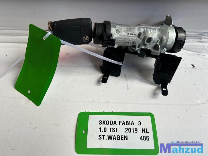 SKODA FABIA 3 Contactslot met sleutel 2014-2021, Auto-onderdelen, Carrosserie en Plaatwerk, Skoda, Gebruikt, Ophalen of Verzenden