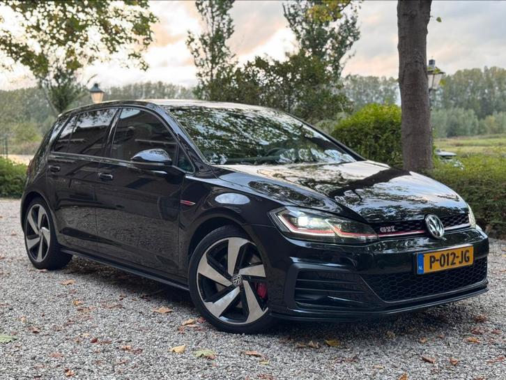 Volkswagen Golf 2.0 TSI 245pk 7-DSG 2018 Zwart, Auto's, Volkswagen, Bedrijf, Golf, ABS, Adaptieve lichten, Adaptive Cruise Control