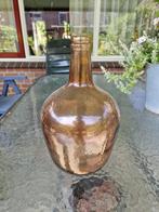 Vintage bruine dame-jeanne – glazen demijohn / wijnfles, Ophalen