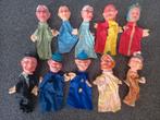 * 10 vintage handpoppen poppenkastpoppen ‘80’s *, Antiek en Kunst, Verzenden