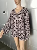 i82 Nieuw: Punto Roma maat 44=L lange blouse top beige/grijs, Punto Roma, Beige, Maat 42/44 (L), Nieuw