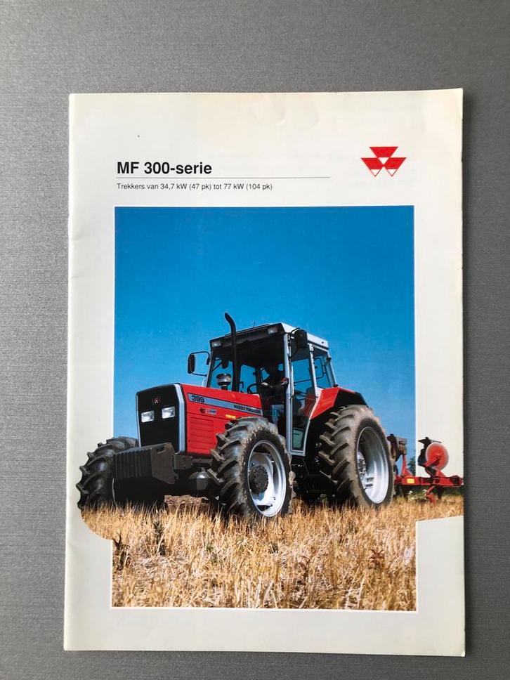 Massey Ferguson MF 300-serie Brochure, Boeken, Techniek, Gelezen, Werktuigbouwkunde, Ophalen of Verzenden