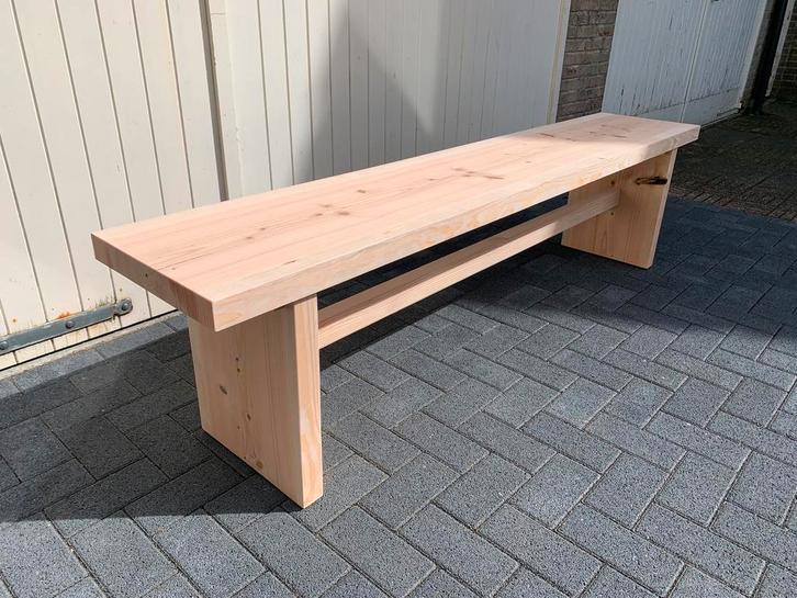 Mooie strakke tuinbanken - Douglas hout, Tuin en Terras, Tuinbanken, Nieuw, Hout, Ophalen
