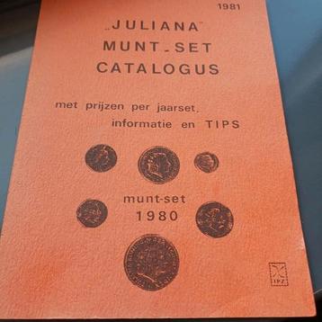 Catalogus van Juliana munt-set 1980. beschikbaar voor biedingen