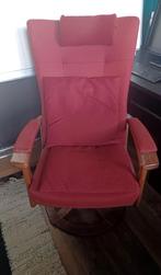 Fauteuil / Relax-stoel, Midcentury, 75 tot 100 cm, Zo goed als nieuw, Hout