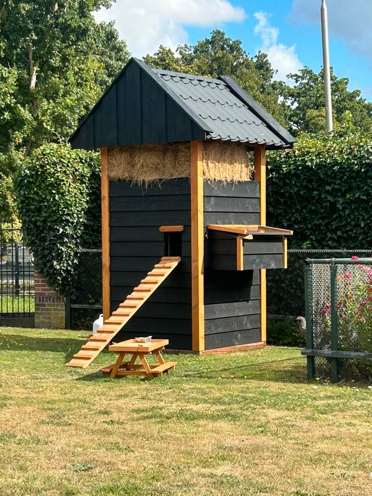Dierverblijven en schuilhokken op aanvraag, Dieren en Toebehoren, Pluimvee | Toebehoren, Nieuw, Kippenhok of Kippenren, Ophalen