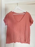 Zara tshirt v-hals maat L, Kleding | Dames, T-shirts, Ophalen of Verzenden, Zo goed als nieuw, Korte mouw