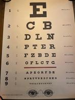 Poster Cavallini - Letterkaart / kaart oogmeting, Ophalen of Verzenden