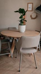 Eettafel rond - WOOOD Rhonda 130cm, Huis en Inrichting, Tafels | Eettafels, Ophalen, Rond, Scandinavisch, Vier personen