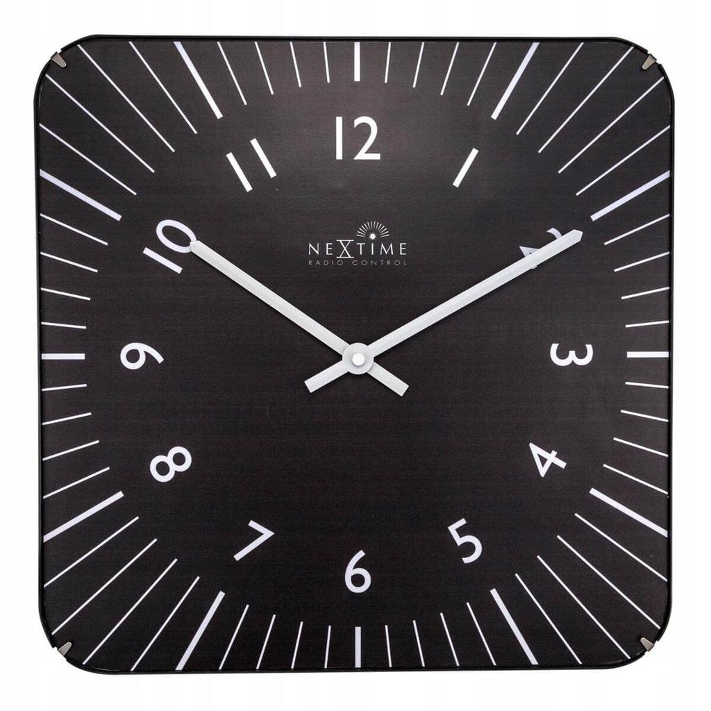 NeXtime Wandklok 3240ZW - 35x35 cm, Ophalen of Verzenden, Nieuw, Analoog, Wandklok