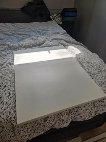 Mooi wit bureau blad 60 x 80 cm