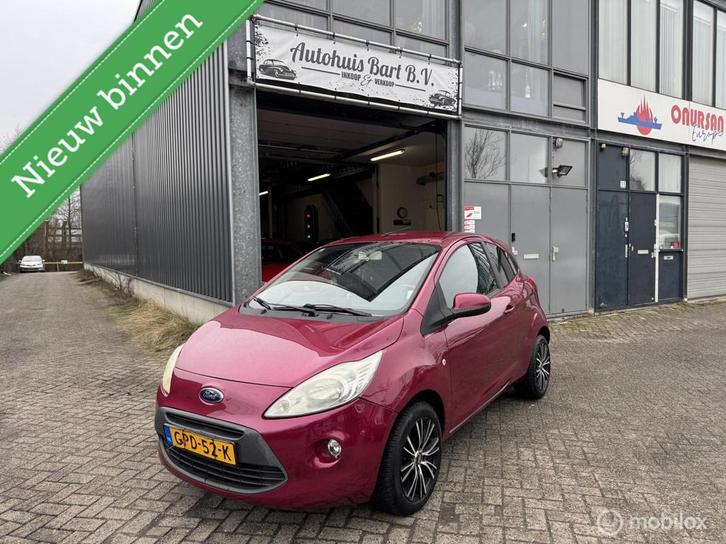 Ford Ka 1.2 Titanium Airco! Nieuwe APK! NAP Rapport!, Auto's, Ford, Bedrijf, Te koop, Ka, ABS, Airbags, Airconditioning, Alarm