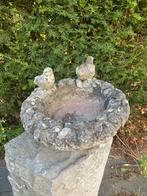Betonnen Vogelbadje - 25 cm, Ophalen of Verzenden, Gebruikt, Beton, Dierenbeeld