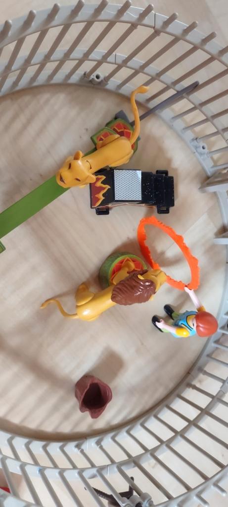 Playmobil Leeuwenact met tribune, Kinderen en Baby's, Speelgoed | Playmobil, Zo goed als nieuw, Ophalen of Verzenden