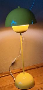 Haka Metalen Lamp - Geel -, Huis en Inrichting, Lampen | Tafellampen, 50 tot 75 cm, Vintage, Ophalen of Verzenden, Zo goed als nieuw