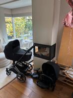 Cybex Priam 4 Zwart - Complete Set!, Zo goed als nieuw, Combiwagen, Met reiswieg, Ophalen