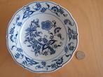 Delfts blauw schaal sierlijke bloemen / Blue Danube servies, Ophalen