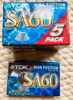 6x NOS TDK SA60 NIEUW cassettebandjes SA-60 SA 60 cassettes, 2 t/m 25 bandjes, Ophalen of Verzenden, TDK Europe GmbH Rosenheimer Strasse 141 e 81671 Munich GERMANY