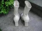 GRATIS VERZENDEN NIEUWE WITTE LAK BLOKHAKLAARZEN 39, Hoge laarzen, Verzenden, Wit, Nieuw