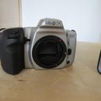 Minolta Dynax 500si body en Topca flitser, Ophalen, Niet werkend, Spiegelreflex, Minolta
