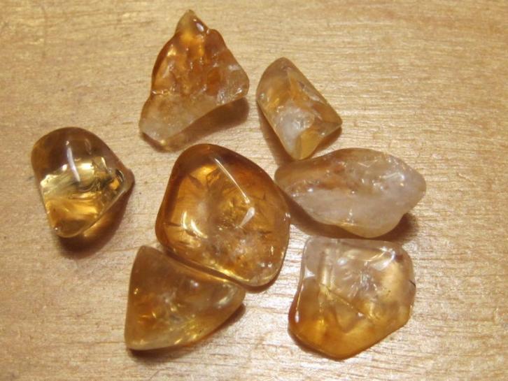 ede. 6x meerdere kleine edelstenen CITRIEN (3), Sieraden, Tassen en Uiterlijk, Edelstenen, Nieuw, Verzenden